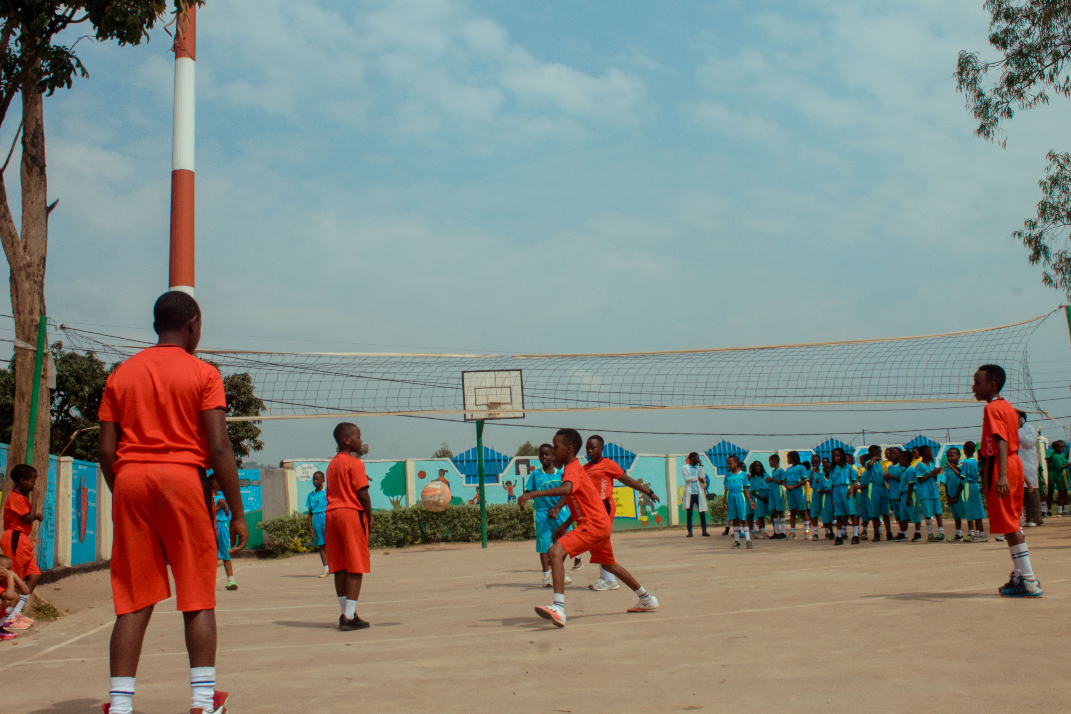 Learners playing sport at BBFS