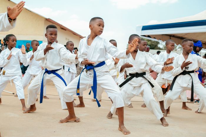 Karate Club training at BBFS
