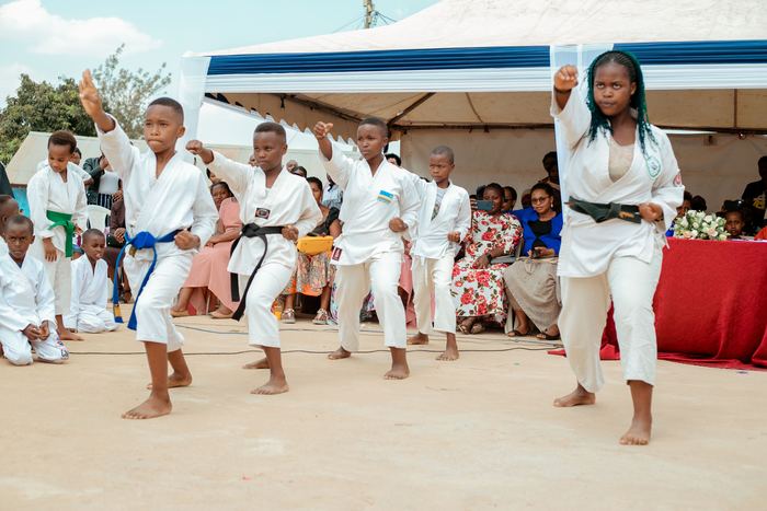 Karate Club training at BBFS