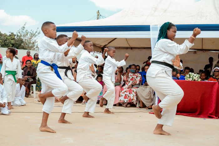 Karate Club training at BBFS