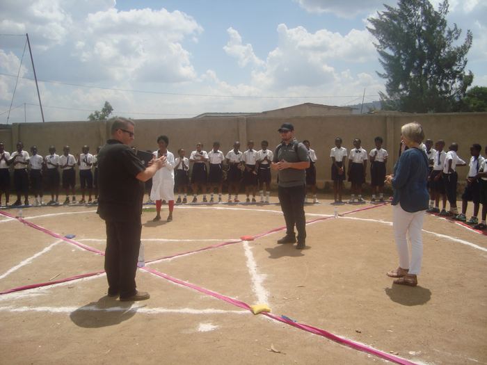 Learners playing a social game at BBFS