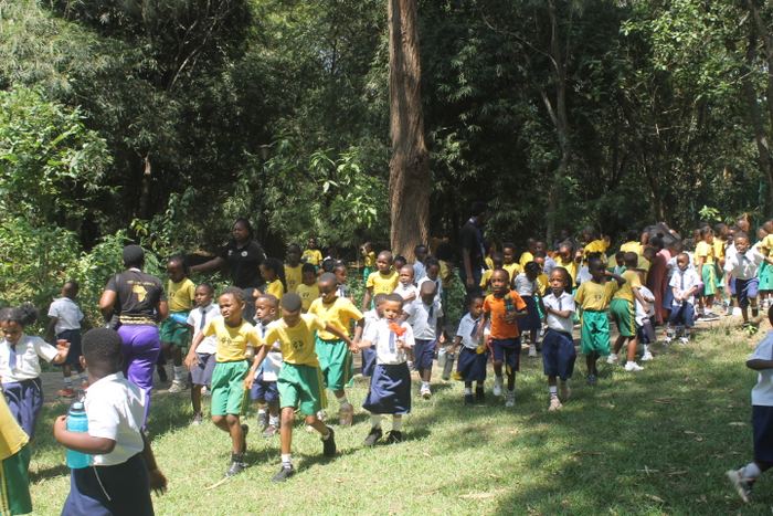 Learners on an educational trip
